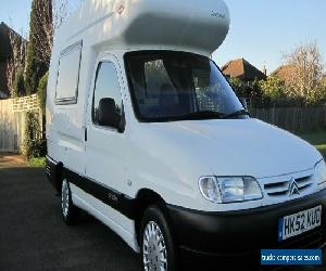 2002/52 CITREON BERLINGO 1.9D ROMAHOME DUA OUTLOOK 2 BERTH MOTORHOME for Sale