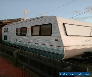 family caravan with shower