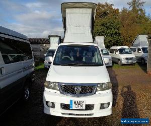 Mazda Bongo  2002 2.5 petrol with new wider bed side camper conversion lift roof