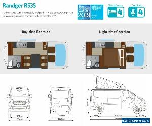 2019 Fiat Randger R535 LWB Camper Van with HOT Shower! Like VW T5 T6 Campervan