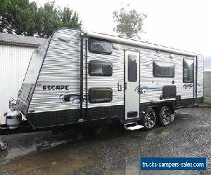 2014 Golden Eagle Escape 3 Bunk Caravan Sleeps 6 Full Ensuite 22'6 Length