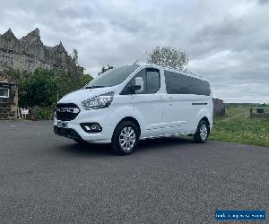 TRANSIT CUSTOM CREW VAN LIMITED  L2 H1 130BHP DAMAGED 9 SEATER 2018 LOW MILES 