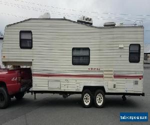 1993 LOW RESERVE USED WILDERNESS 5TH WHEEL CAMPER BY FLEETWOOD