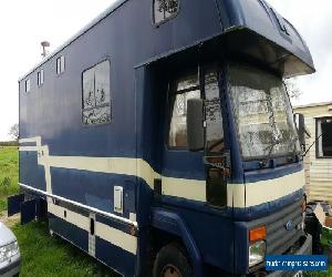 Ford Cargo 7.5 tonne Campervan, Motorhome, Live-in, ex Horse Lorry for Sale