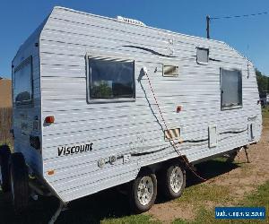 Viscount Newport caravan with show and toilet 22 foot