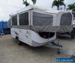 2011 JAYCO SWAN WIND UP SINGLE AXLE CAMPER WITH ROOF TOP AIRCON 
