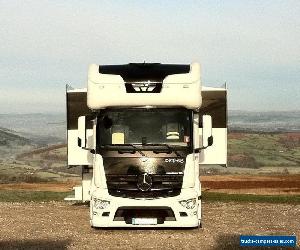 Mercedes-Benz Motorhome race truck actross 25/45 tag axcel rear steer 2014