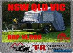 LUXURY 7x6FT CAMPER TRAILER CRUISER CARAVAN OFF ROAD WITH TENT PACKAGE for Sale