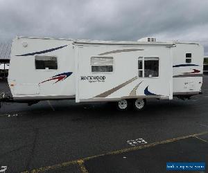 2007 NO RESERVE USED TRAVEL TRAILER R.V  ROCKWOOD BY FOREST RIVER 1 SLIDE