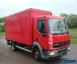 2006 DAF LF45.130 4X2 WITH BOX BODY AND TAIL LIFT for Sale