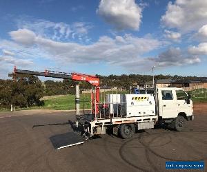 1998 Toyota Dyna Service Truck 87500kms! Crane And Hydraulic Tailgate 7 Seater 