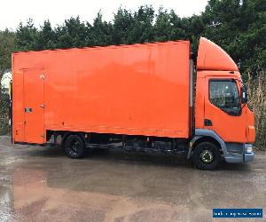 DAF LF45.150 21FT GRP BOX BODY TAIL LIFT MOBILE SELF STORAGE INSULATED ROOF SLD