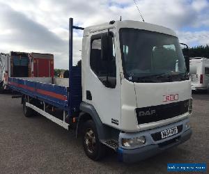 2004 54 Daf 7.5 ton extra long dropside flatbed suit scaffolding or re body 