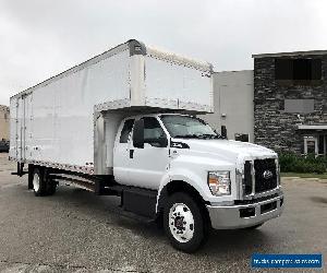2017 Ford F750 Box Truck 24ft Extra Super Crew Cab Moving Van Body 25,999 # GVWR for Sale