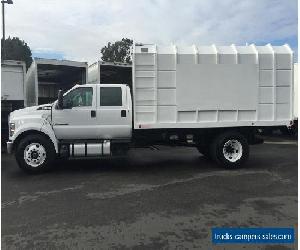 2017 Ford F650 Crew Cab 16Ft Chipper Dump Truck Auto Diesel - 26,000# GVWR Under CDL