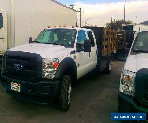 2014 &2013 Ford F550 Stakebed Crew Cab Trucks Diesel 18000# GVWR with Liftgate for Sale