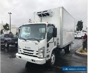 2017 New Isuzu NPR-XD 16ft refrigerated truck 5.2L Diesel Auto With electric standby 