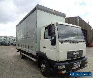 MAN/ ERF L 2000 7.5 TONNER. FITTED WITH 20FT CURTAIN SIDE BODY. 