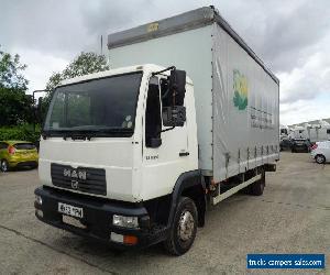 MAN/ ERF L 2000 7.5 TONNER. FITTED WITH 20FT CURTAIN SIDE BODY. 