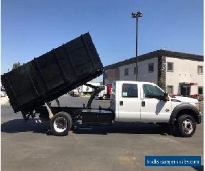2012 Ford F550 Crew Cab 12ft Dump Truck Diesel  58k miles 19,500# GVWR
