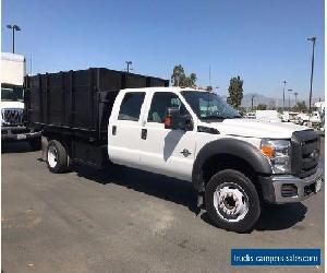 2012 Ford F550 Crew Cab 12ft Dump Truck Diesel  58k miles 19,500# GVWR