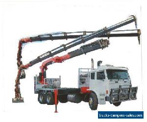 Ivecco 2350G Palfinger 27000 E Hiab Knuckle Tandem Crane Truck 27T meter hiab