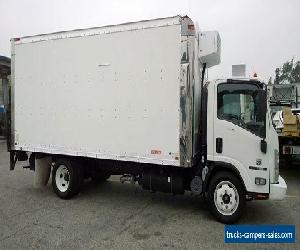 2008 Isuzu NQR (GMC W5500) 18ft Refrigerated Box Truck Liftgate Auto 17950# GVWR- CARB compliant- 