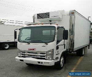 2008 Isuzu NQR (GMC W5500) 18ft Refrigerated Box Truck Liftgate Auto 17950# GVWR- CARB compliant- 