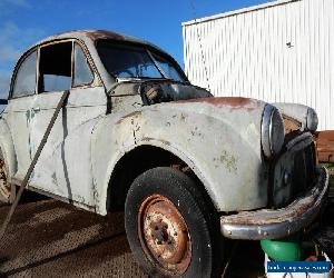 MORRIS MINOR ROLLING SHELL COMPLETE WITH SOME EXTRA PARTS 