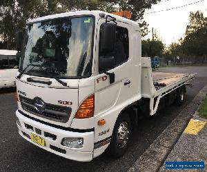 HINO FD 2010 MODEL TILT TRAY TOW TRUCK WITH CRADLE 6 SPEED MANUAL