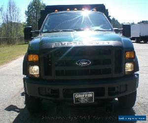 2008 Ford F550 4x4 JUST 15k MILES 4WD DUMP TRUCK ONE OWNER!! 6.4 TURBO DIESEL