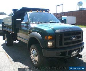 2008 Ford F550 4x4 JUST 15k MILES 4WD DUMP TRUCK ONE OWNER!! 6.4 TURBO DIESEL