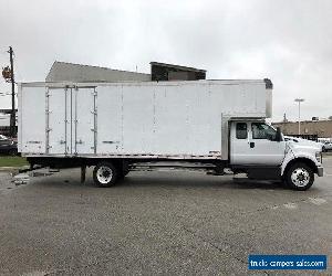 2017 Ford F750 Box Truck 24ft Extra Super Crew Cab Moving Van Body 25,999 # GVWR