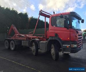 2008 58 Scania 8x4 VDL Hooklift with sheet low360klms warranted 340hp 32ton