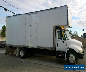 2007 International 26ft Mover Box Truck 109"H+5ft attic Side doors+ read swing doors 26,000#GVWR under CDL for Sale