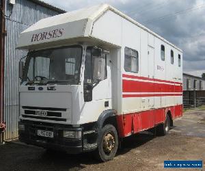 IVECO 120 E15 HORSEBOX OAKLAND BODY NEEDS TIDYING AND PLATING for Sale