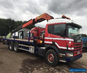 SCANIAP94-260 WITH PALFINGER 32TON CRANE for Sale