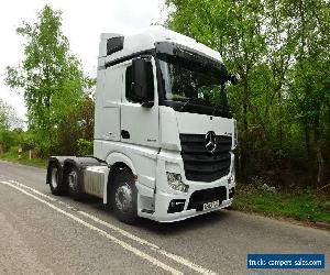 13/63 mercedes actros 2545 big space 6x2 tractor unit only done 251000 kms