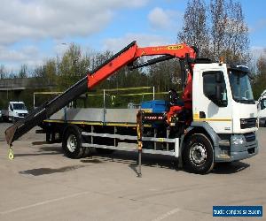 13 Plate DAF 18T Dropside with Crane, DAF Dropside with Crane, Utility Vehicle