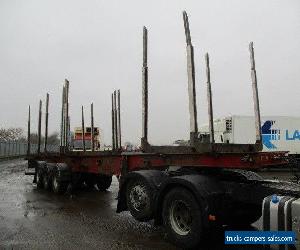 2004 TRI AXLE SDC LOG TRAILER,DRUM BRAKES,SOLD WITH OR WITHOUT MOT,PART EX  