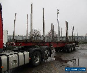 2004 TRI AXLE SDC LOG TRAILER,DRUM BRAKES,SOLD WITH OR WITHOUT MOT,PART EX  