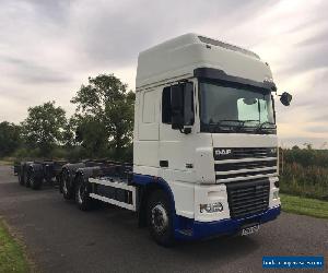 DAF XF95.480 SUPERSPACE CAB 6X2 TWIN TYRE REAR TAG AXLE 2004 DRAW BAR SPEC