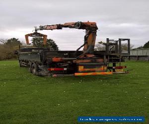 01 Scania 6x4  24ft dropside, PM12 crane Brick grab, reduced pollution cert.