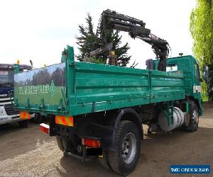 2000 VOLVO FM7 4X2 TIPPER TRUCK WITH HIAB CRANE BRICK GRAB TIPPER GRAB DAF MAN 