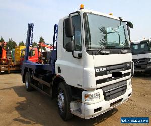 2007 57 PLATE DAF CF65.220 4X2 SKIP TRUCK LORRY TIPPER BIN LOADER SCANIA MAN HOO for Sale