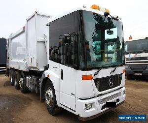 2009 MERCEDES ECONIC 3233 8X4 DUSTCART BIN LODER RECYCLING COMPACTOR SKIP REFUSE for Sale