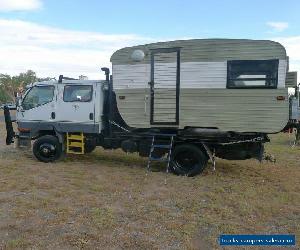 2001 Mitsubishi canter 4x4 crew cab motorhome housetruck tiny house campervan 