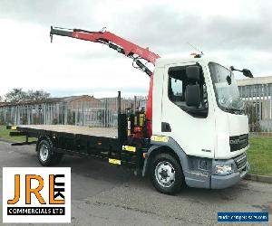 DAF LF 45 - 160 - 7.5T CRANE TRUCK - HIAB - FLATBED - POST & SOCKETS - 18FT BODY