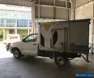 Fridge freezer delivery truck Toyota Hilux 2013