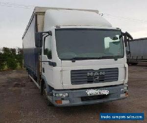 Man 7.5T curtain sided lorry